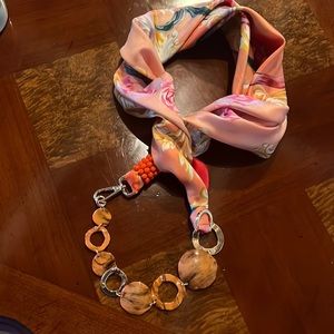 Brand new from Italy.Newest trend in Europe.Souvenir Pisa.Scarf /necklace